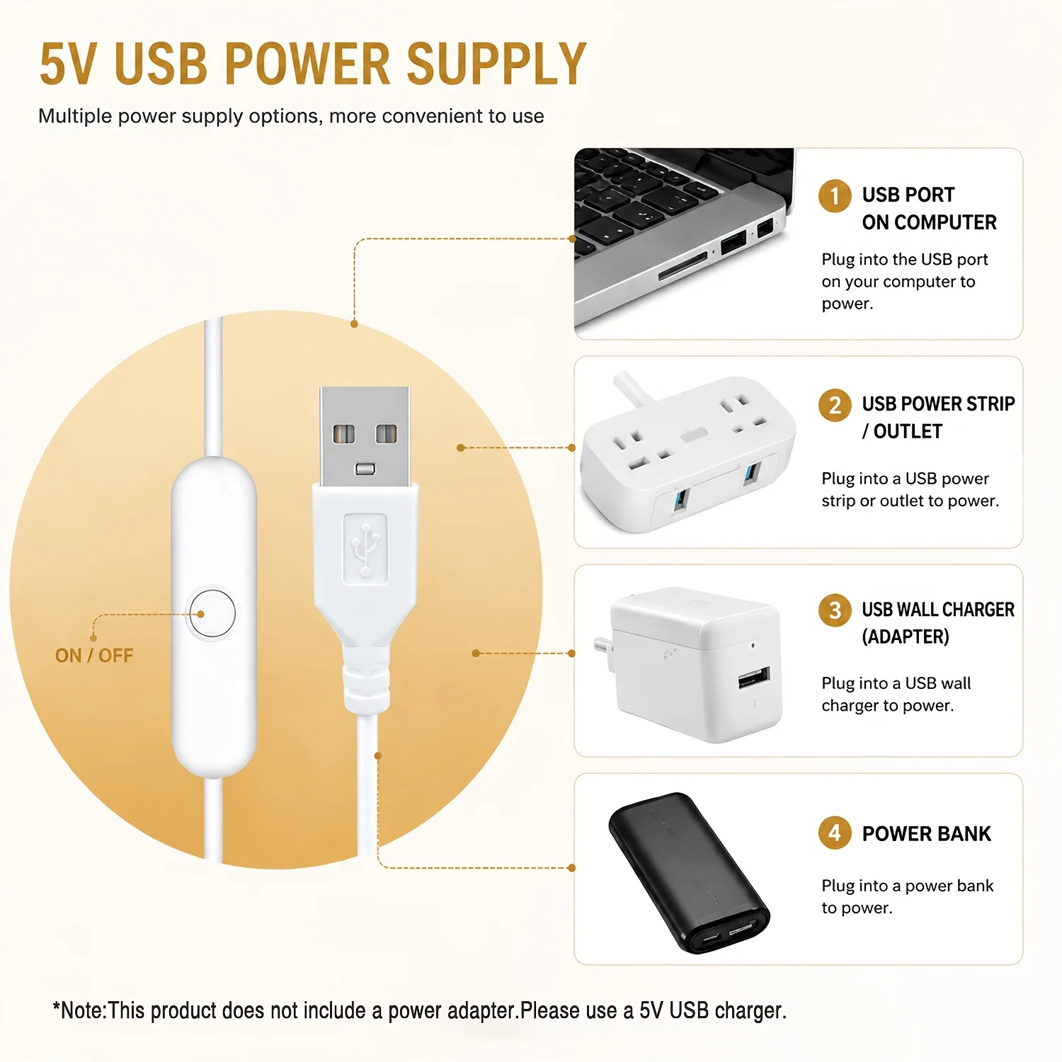 Interruptor con botón USB, tir - Outdoor Use Power Strip reseña y precio