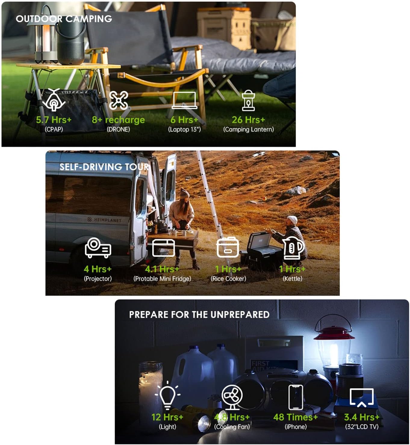 Estación de energía portátil d - Ac Outdoor Power reseña y precio